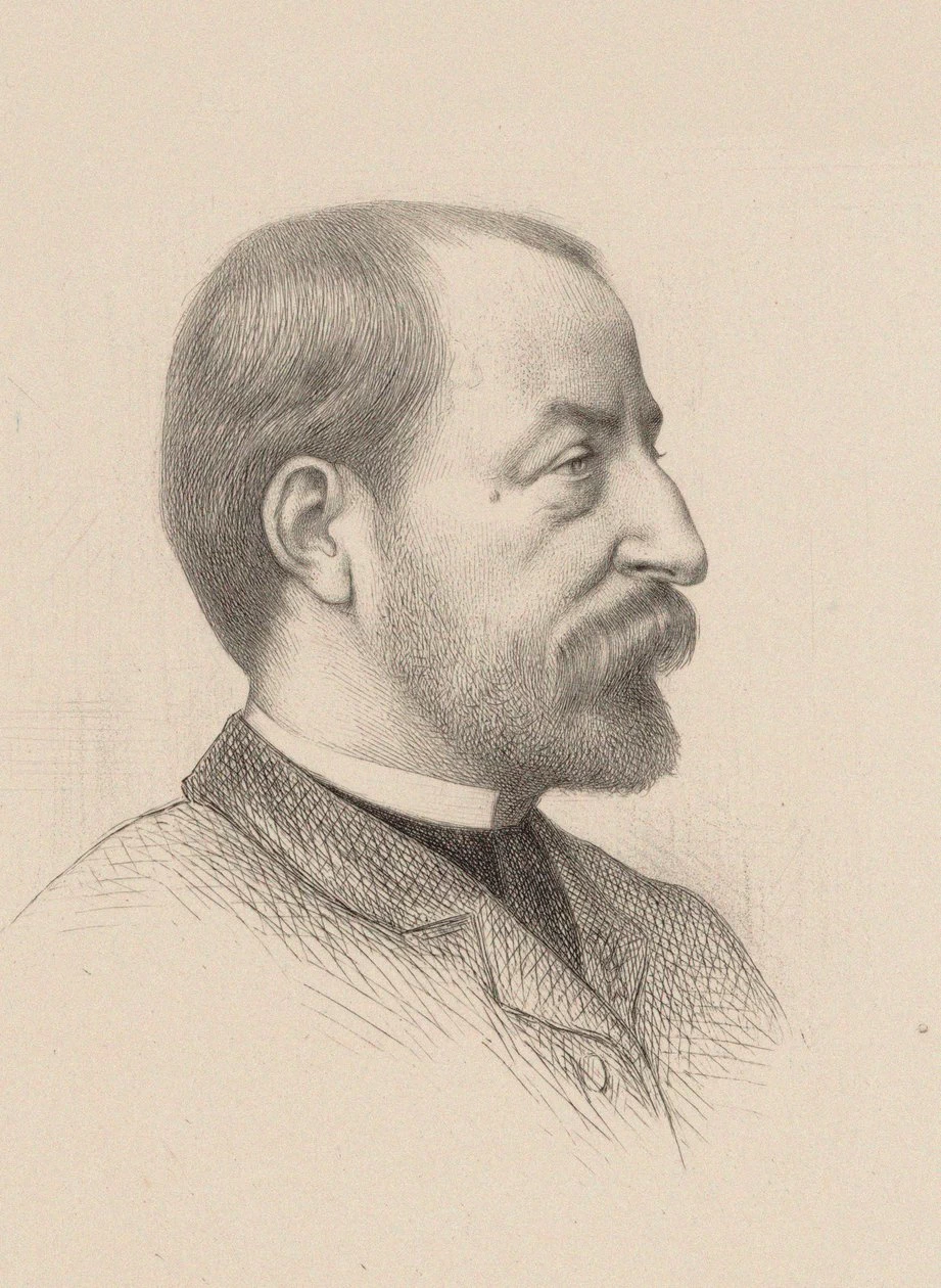 Ritratto del compositore Camille Saint - Saëns